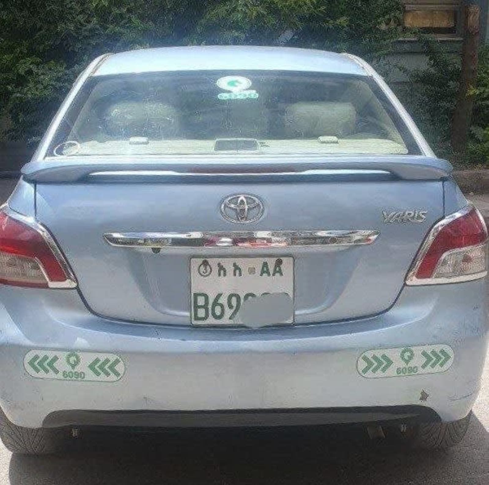 2008 Toyota Yaris Belta — photo 4