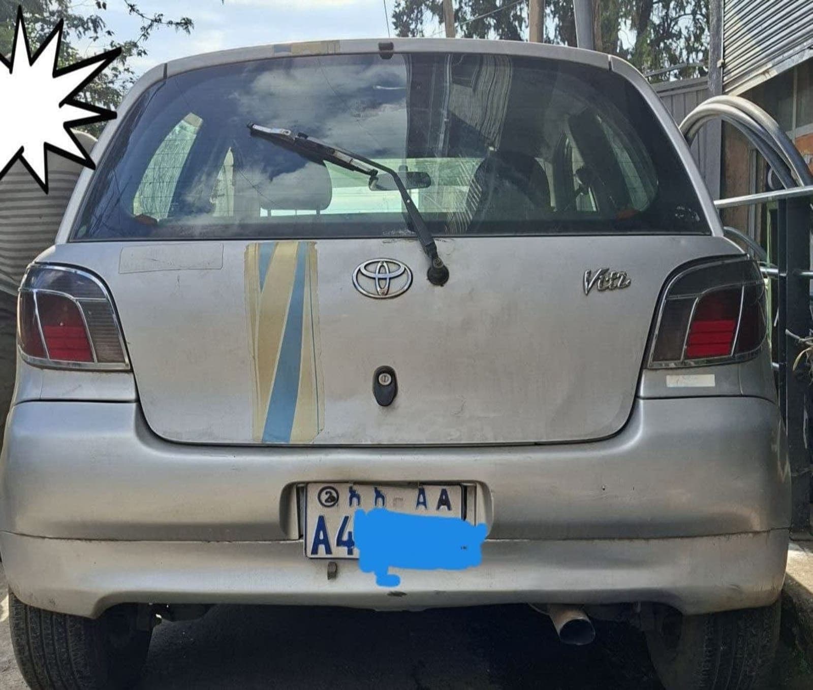 2001 Toyota Vitz — photo 3