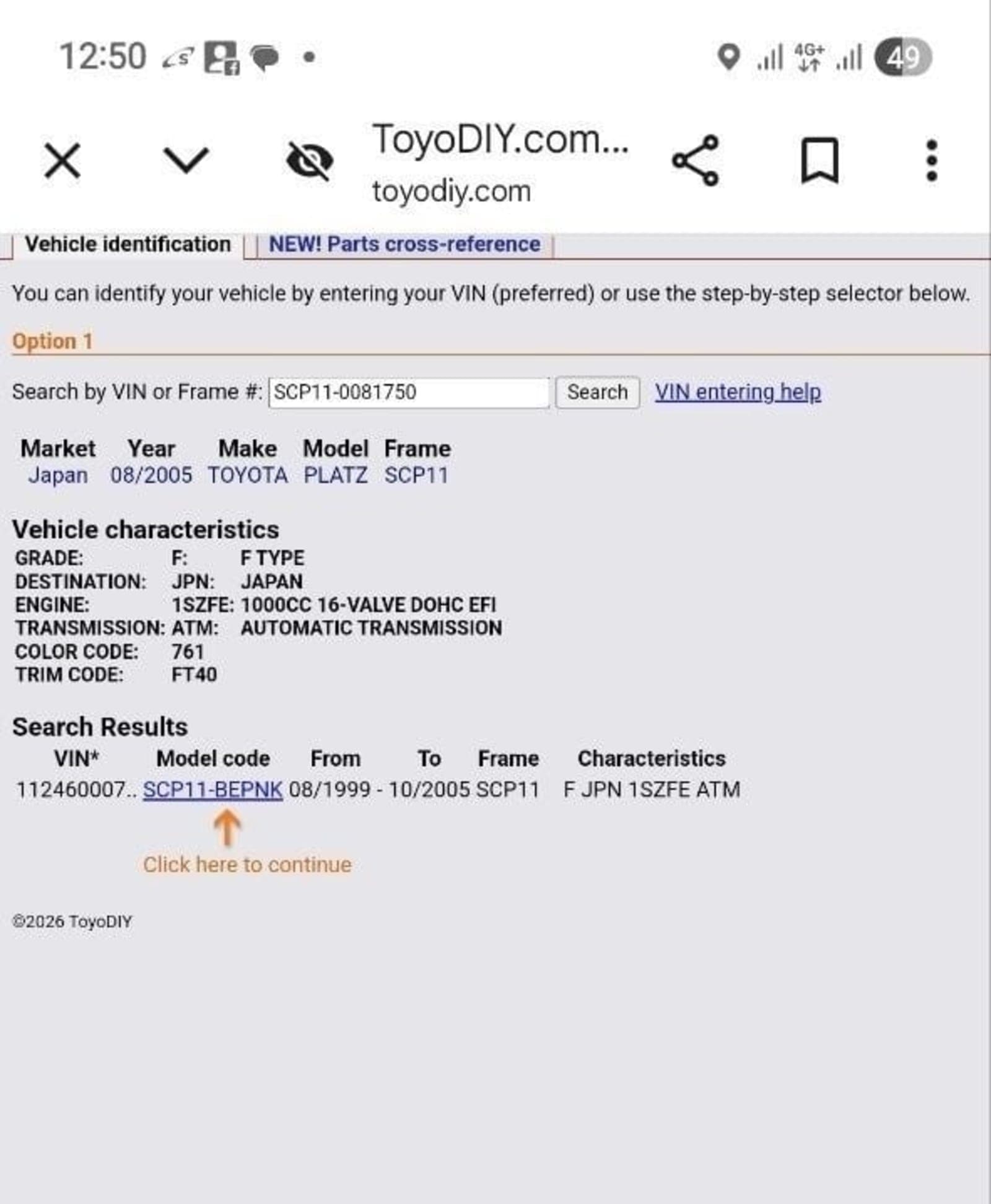 2005 Toyota Platz — photo 4