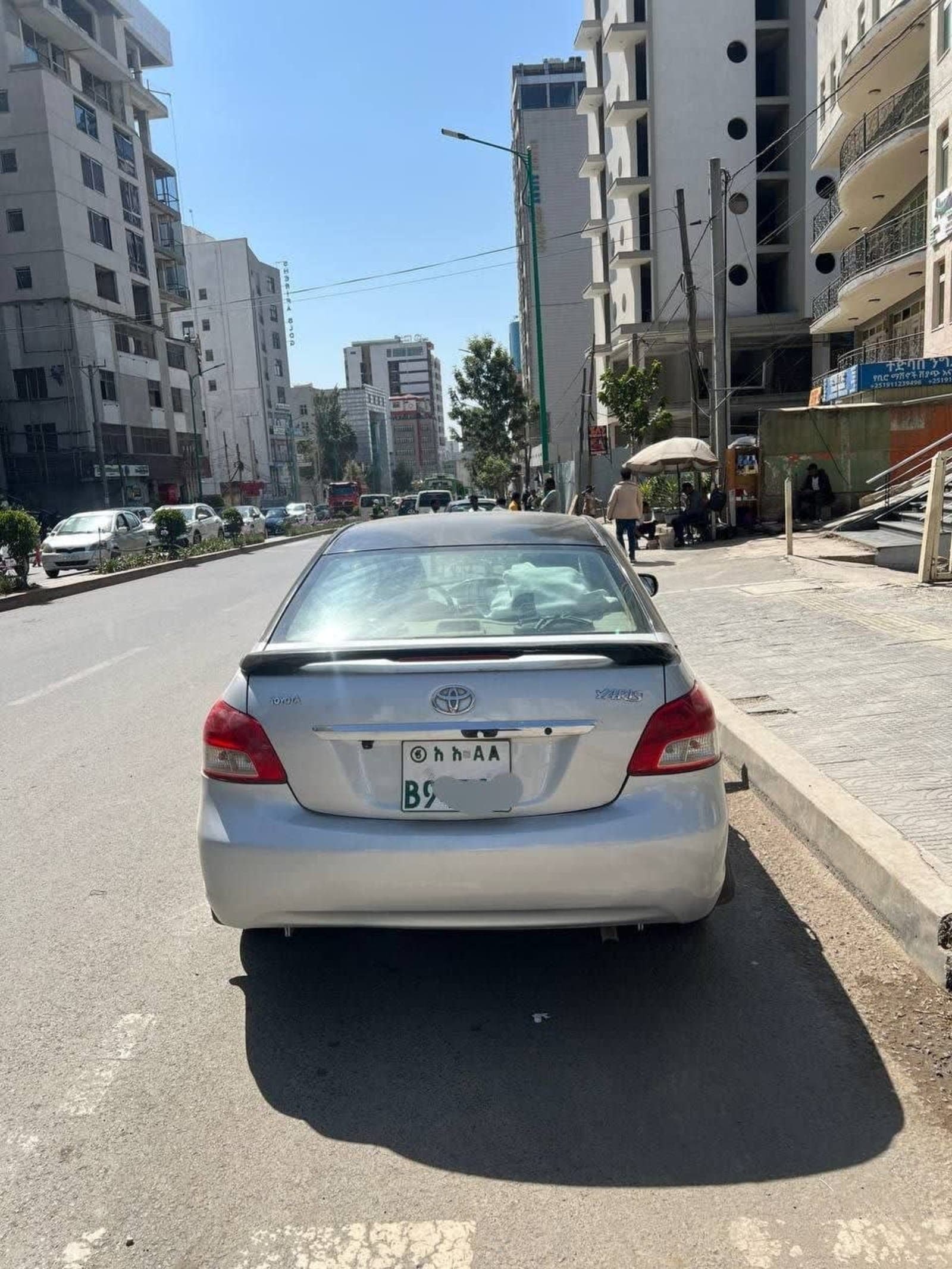 2008 Toyota Yaris Belta — photo 3